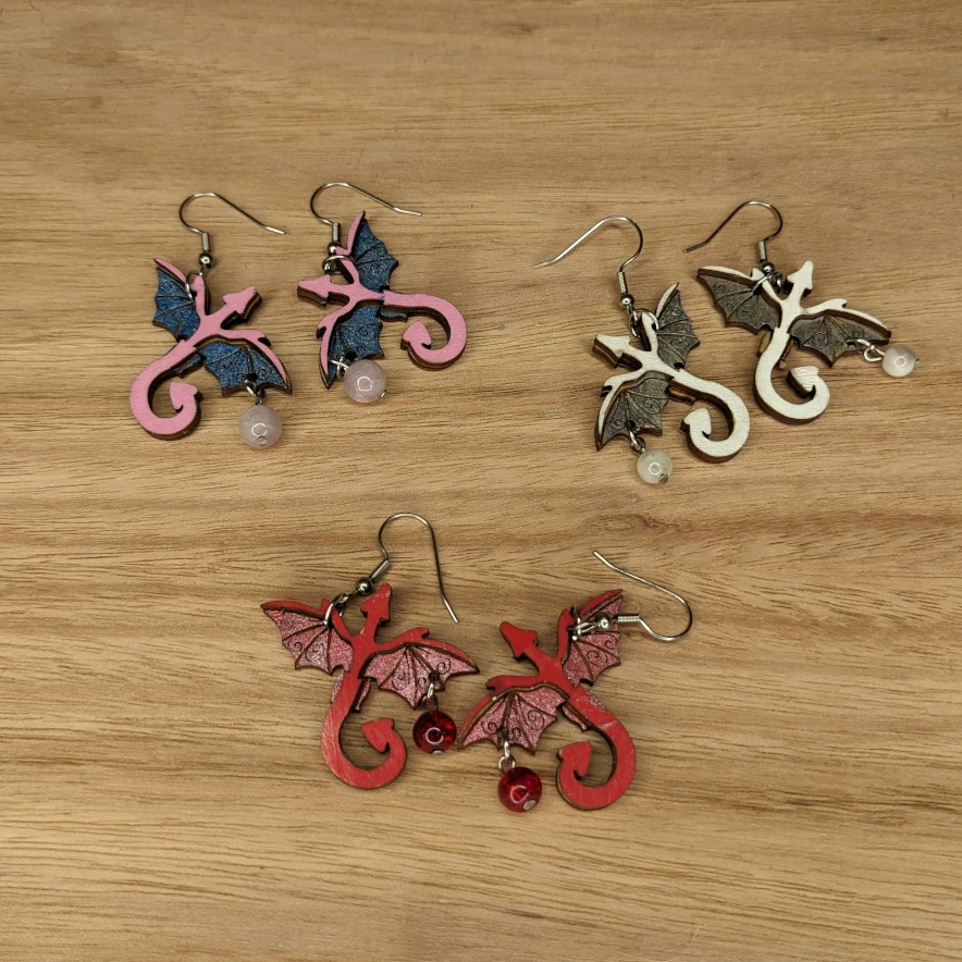 Dragon Earrings
